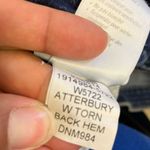 Paige  “hoxton crop” torn back hem Midrise medium wash distressed jeans Sz 29 #71 Photo 14