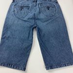 Ruff Hewn  Denim Pinstripe Bermuda Shorts Women's Size 4 Photo 7