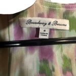 Broadway & Broome White Multicolor Silk Floral Sleeveless Dress Women Sz 4 Photo 7