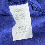 Mikey & Joey V-Neck Blue T Shirt Sheath Dress Medium Photo 2