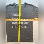 The‎ Office Tee Shirt Bears. Beets. Battlestar Gallactica. Size Medium Gray Photo 3