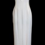 Vintage 1980s Wedding Dress White Size 8 Photo 0