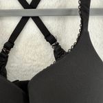 Victoria's Secret  Body‎ Perfect Shape Black Bra 34D Crossback Lace Trim Photo 1