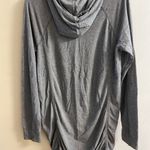 Fabletics kathie seamless long sleeve pullover grey hoodie, Sz large Photo 6