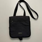 Eddie Bauer Vintage Crossbody Bag Purse Credit Card ID Slot Pockets Blue Black Photo 0