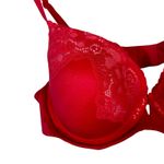 Maidenform Comfort Devotion Your Lift Push-Up Bra Womens 36C Hot Pink Lace Lined Photo 1