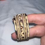 ARVATO Leopard Bracelets for Women (7.68”) Multilayer Wide Animal Cheetah Print Brown Photo 1