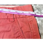 J.Crew Shorts Womens Size 4 Coral/Pink Chino Broken In Casual Summer Cotton Photo 2