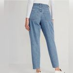 Old Navy  Darla Extra High Rise Loose Tapered Mom Jean Distressed Blue Size 16 Photo 1