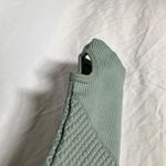 Bailey 44: Sea Foam Green Sweatshirt- High Collar- Cropped Fit- thumb holes- S Photo 3
