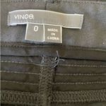 Vince ‎ Women Pants Taper Leg Zipper Button Equestrian Stretch Size 0 Smokey Gray Photo 1