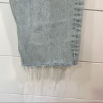 ZARA  Light Wash Distressed Mom Jeans Size 8 Photo 3