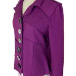 Neon Buddha Merritt Patchwork Jacket, ladies petite small magenta purple Photo 3
