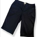 Chico's Chico’s‎ Women’s Black Bermuda Shorts High Waisted Chinos Size 0 XS Photo 0
