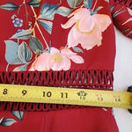 KEEPSAKE The Label Do It Right Mini Dress size M floral cutout Red Size M Photo 10