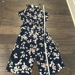 NWT Wisp Petite Lottie Knit Crop Jumpsuit Sz 10P Blue Photo 4