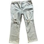 Good American  Good Boy Distressed High-Waist Stretch Straight Jeans size 22 NEW Photo 1