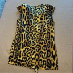 Adam Lippes  animal print asymmetric satin top, sleeveless, size 2 Photo 6