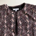 Equipment  Bonnie Snake Print Keyhole Shift Dress S Photo 4