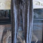 secret treasures Comfy Joggers Gray Space Dye Elastic Drawstring Womens Small Photo 4