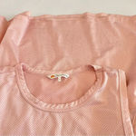 C&C California  Essentials Pink Mesh Tank Top Size Large Photo 6