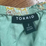 Torrid Cotton Clip Dot Blouson Sleeve Smocked Long Sleeve Top Floral Print 2XL Photo 10