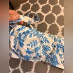 Wild Fable Floral NWT Blue/White Bikini Top butterflies padded underwire Sz 14 adj straps Photo 8