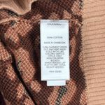 EXPRESS Sweater Leopard Print Cheetah Crew Neck Long Sleeve Brown Edgy Medium Photo 7