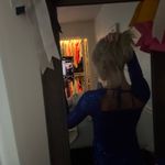 Lucy in the Sky blue sequin homecoming dress Photo 1