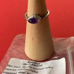Bomb Party RBP3721 “Much Admired” Genuine Quartz on Rhodium Size 8 Ring NWT Photo 3