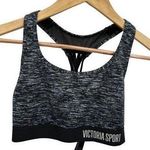 Victoria Sport Womens Black Gray 'The Player' Sports Bra Athleisure Size Small Photo 0