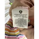 Olive & Oak  Stripe Crochet Knit Sweater Lined Altered Straps Tank Mini Dress M Photo 5