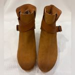 Free People The Bungalow Suede Tan Ankle Scandigirl Clog Boots Size 40/9 Photo 1