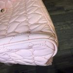 Betsey Johnson Pink Quilted Heart Handbag Photo 12