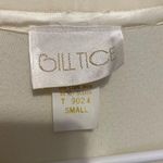 Bill tice beige cream soft with embroidered collar long belted robe size small Photo 2