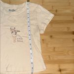 Brandy Melville John Galt  One Size fits XS-S Women's Teen Girl Cream Tee Shirt Photo 5