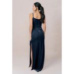 Revelry Skye Velvet Maxi Dress Royal Blue Bridesmaid Wedding Guest Formal Sz 4 Photo 1
