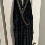 XOXO Black Jumpsuit  Velvet Photo 1