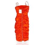 Nookie  Cooper Midi Dress, Tangerine, Small Photo 15