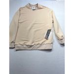Obermeyer  Quilted Fleece Pullover Sweatshirt Beige Polartec Size S Photo 1