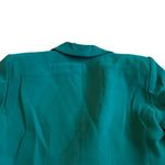 ZARA  Forest Green Button-Down Blazer Jacket Oversized Classic Office Size Medium Photo 5