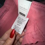Judy Blue  Dusty Pink High Waist Jeans Crochet‎ Patch Wide Leg Women 13/31 Photo 4