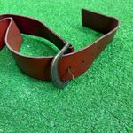 Chico's Brown Cow Leather Belt w/ Buckle Women's Size Large Photo 2