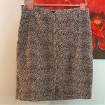 CASUAL CORNER Women Lightweight Silk Pencil Skirt Animal Print Lined 16W Black Photo 2