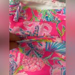 Lilly Pulitzer  Pink, Green, Blue Callahan Shorts in Pink Isle size 8 with pocket Photo 6