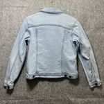 Sky And Sparrow Denim Jacket Womens‎ Medium Blue Light Wash Button Up Photo 6