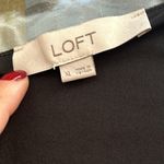 Loft Brushstroke Knotted Swing black and white Dress Size XL Photo 3