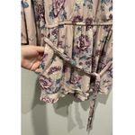 American Eagle Floral Bell Sleeve Romper Photo 4