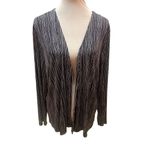 Graff Black and White Vintage Open Cardigan with Matching Camisol Blouse Size X Photo 13