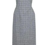 Ganni Prince of Wales Checked Twill Wrap Dress Size 34 Photo 0